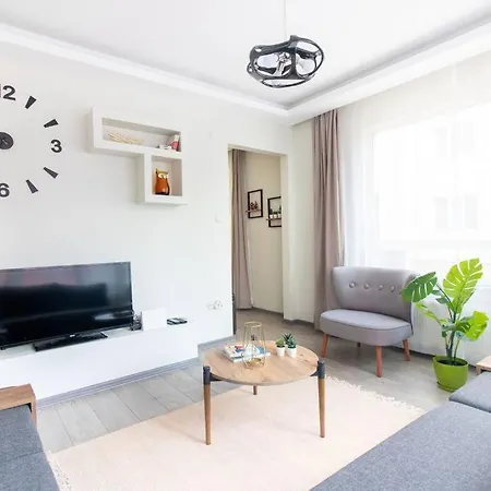 Pretty Corner Flat With Abundant Light In Kadikoy